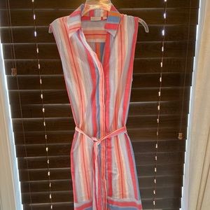 NY&Co button up collared dress size L
